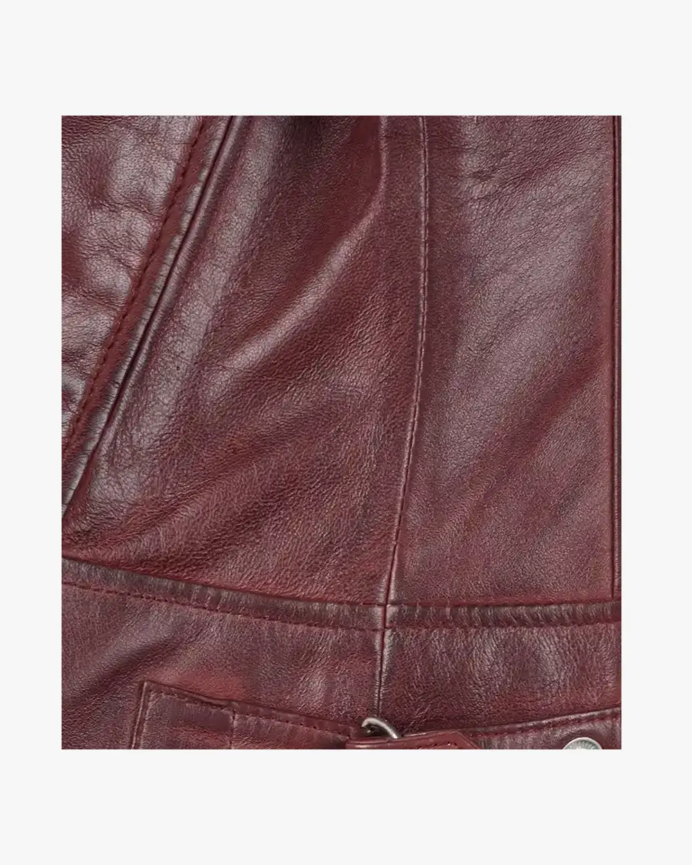 Women's Black Real Leather Jacket with Asymmetrical Zip Closure - Image 4